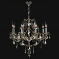 thumbnail image 5 of Worldwide Lighting Lyre Polished Chrome Traditional Chandelier w/ 8 Light 40W - W83118C26-SM, 5 of 5