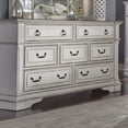 thumbnail image 2 of Abbey Park White 7 Drawer Dresser, 2 of 9