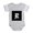 Heather Gray, variant on CafePress - Gothic Initial R - Cute Infant Baby Football Bodysuit