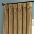 thumbnail image 3 of Half Price Drapes Signature Sweet And Spicy Rum Velvet Hotel Blackout Curtains(1 Panel),50W X 96L, 3 of 6