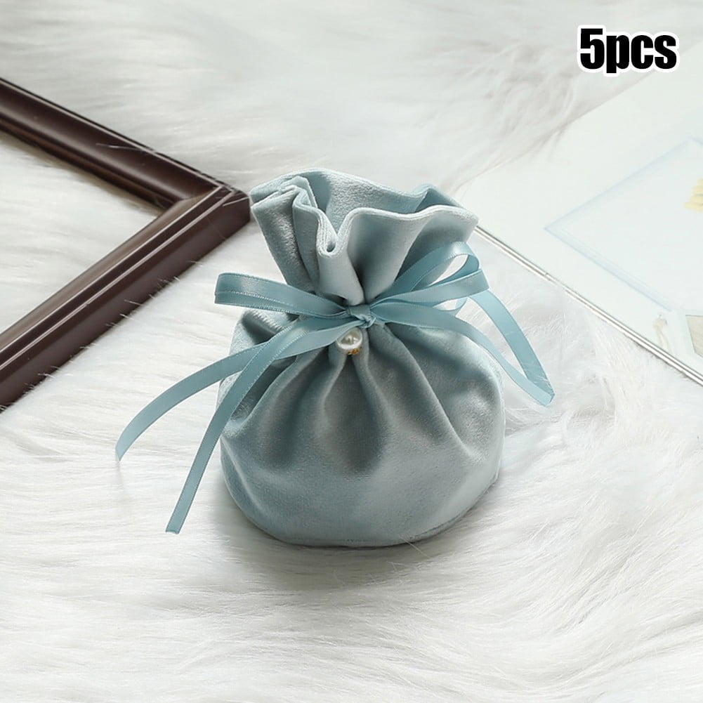 5× Luxury Velvet Gift Bags Birthday Party Candy Bags Boxes Jewelry Sachet Bags Walmart Canada
