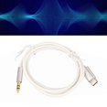 thumbnail image 1 of Cable USB C A Conector Auxiliar De Sonido De 3,5 Mm, TPE Ligero Y Ecológico Sin Pérdidas Conexión Fácil Tipo C A Cable De Sonido De 3,5 Mm Para Auriculares Para El Hogar, 1 of 7