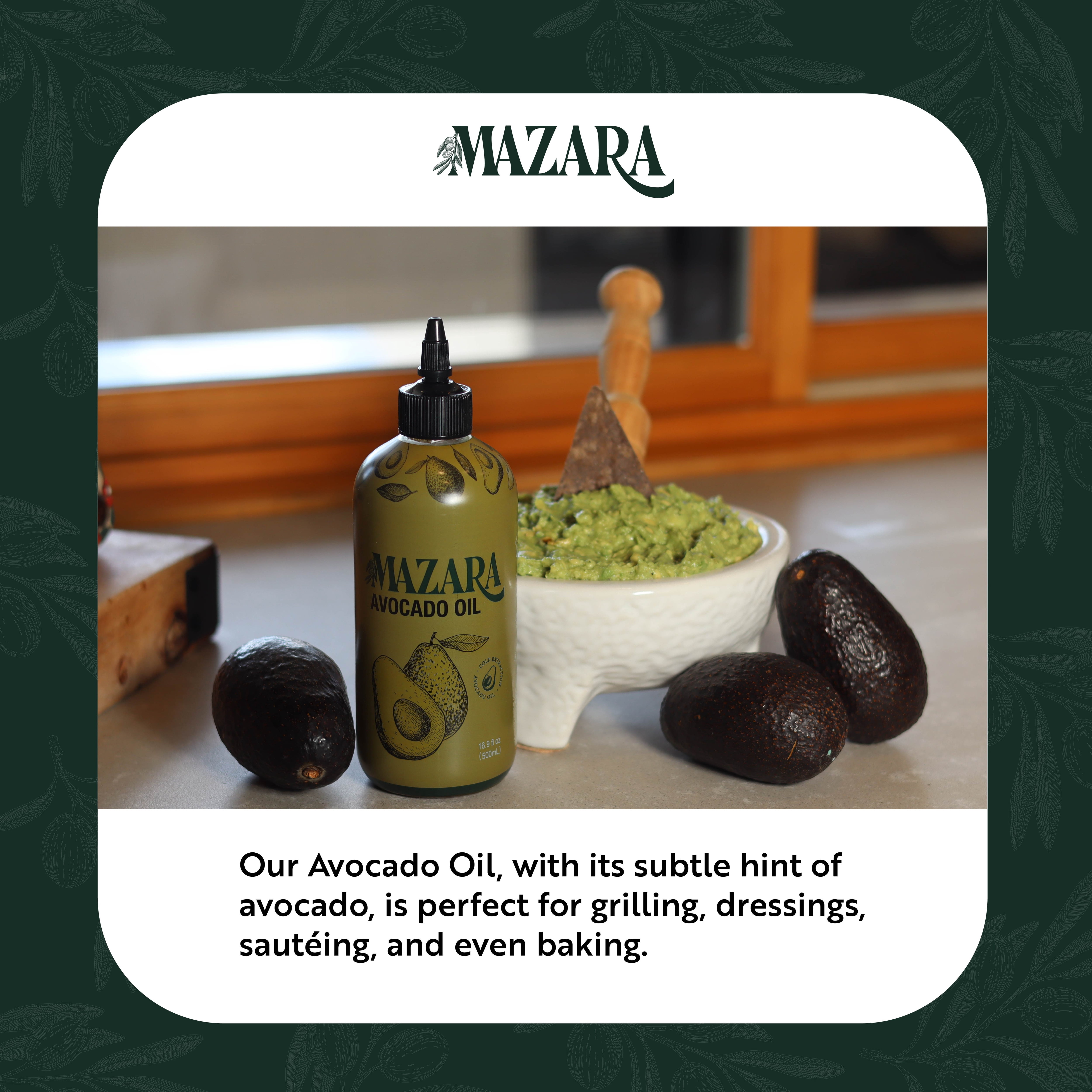 Mazara Premium Squeezable Spanish Avocado Oil - 500ml
