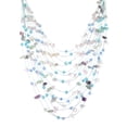 thumbnail image 2 of Floating Quartz and Crystals Silk Thread Multi-Layered Statement Necklace, 2 of 3