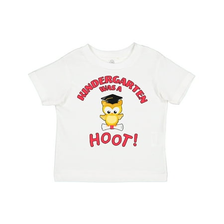 

Inktastic Kindergarten Was a Hoot! Cute Graduation Owl Gift Toddler Boy or Toddler Girl T-Shirt