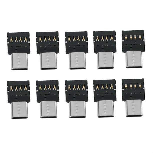 10 Piezas Ultra Mini Tipo-C USB-C A USB 2.0 Otg Adaptador para La Tableta del Teléfono Móvil & Cable USB & Flash Disk