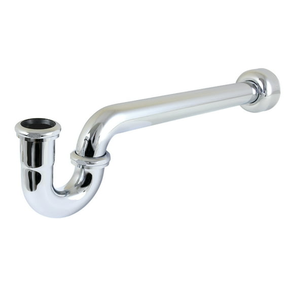 Kingston Brass CC6181 1-1/4" P-Trap with Box Flange, 18" Length, 18 Gauge, Polished Chrome