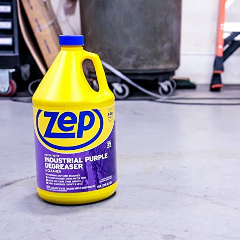 zep zu0856128 industrial purple cleaner and degreaser concentrate 128 ounces