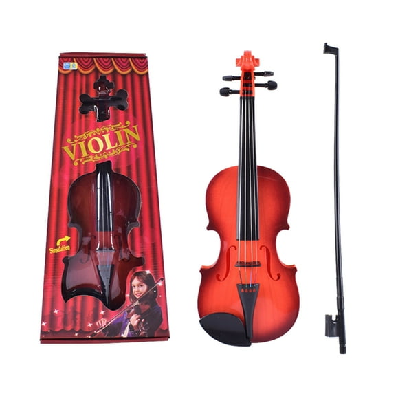 2024 New Simulated Violin Beginner Develop Musical for Fake Violin Models Acoustic Violin Violin Plaything Educational Toddler Plastic Puzzle