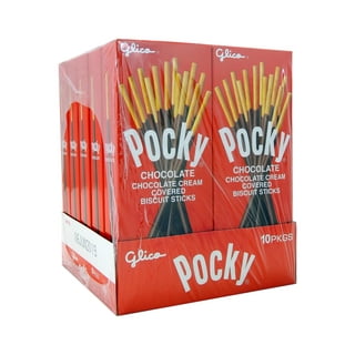 Glico Pocky Biscuit Sticks with Chocolate Cream, 2.82-Ounce Boxes (Pack of  10)