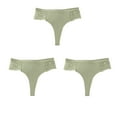 thumbnail image 2 of Besolor Women's Silk Seamless Underwear Lace Low Rise No Show Panties Ladies Stretch Breathable Briefs Underpants 3 Pack, 2 of 6