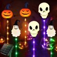 thumbnail image 1 of Luces solares LED para exteriores de Halloween YZYOE, paquete de 6, impermeables, 1 of 5