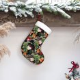 thumbnail image 6 of Salouo Watercolor Tropical Flowers Print Christmas Stockings,Large Xmas Stocking Set of 1 Holiday and Farmhouse Stocking for Christmas Holiday Party Decoration(17.7*11 Inch), 6 of 7