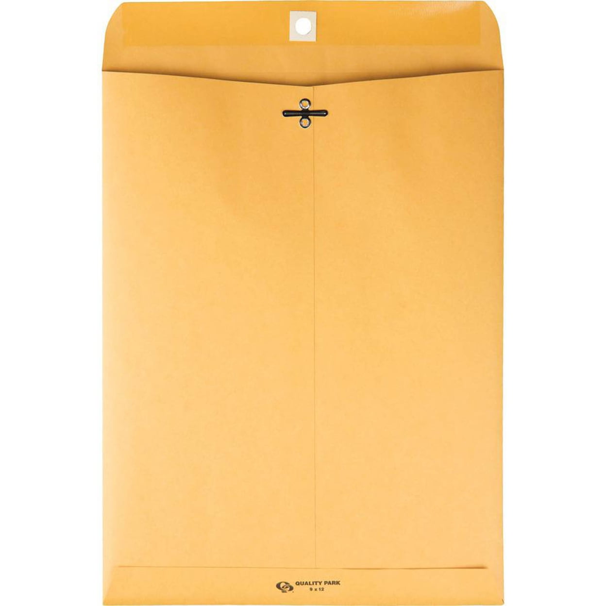 Quality Park Extra Heavy-duty Kraft Clasp Envelopes - Clasp  - 9"W x 12" L- 32 lb - Gummed - Kraft