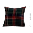 thumbnail image 3 of Christmas Vintage Tartan Plaid Pillow, Christmas Throw Pillow, Sofa Bedroom Holiday Decor Pillow, 3 of 7