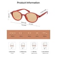 thumbnail image 5 of Gafas de Sol SOJOS de Moda Polarizadas Ovaladas SJ2611 para Mujeres y Hombres, 5 of 5