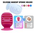 thumbnail image 5 of Silcone Makeup Sponge Holder,Portable Breathable Make Up Blender Holder Storage Box For Travel,Makeup Sponges Protective Carrying Case,Suctioned Stand Organizer for Makeup Sponges, 5 of 5