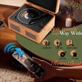 thumbnail image 2 of Caja de música RetroBeat Time Vintage CD y reproductor de discos Bluetooth, 2 of 7