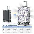 thumbnail image 5 of Goofa Lavender Bicycle Pattern Luggage Covers For Suitcase,Suitcase Cover Protector Fit 18-32 Inch Luggage-Small, 5 of 9