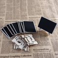 thumbnail image 4 of 10pcs Mini Tableau Rectangle avec Support pour Message Board Signes Mariage Place Cartes Partie Favorise, 4 of 5
