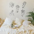 thumbnail image 3 of 6 Pieces Minimalist Abstract Figure Wall Decals Modern Women Face Sticker Line Drawing Flowers Decals Vinyl DIY Art Decor for Living Room Bedroom Wall Sticker Vinyl Transfer DIY, 3 of 8