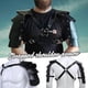 thumbnail image 3 of Men Medieval Costume Armor Cosplay Accessory Vintage Gothic Warriors Knights Shoulder Straps Adjustable PU Leather Harness, 3 of 5