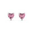 thumbnail image 1 of Boucles d'Oreilles Clous Pierre de Naissance Cœur, 1 of 4