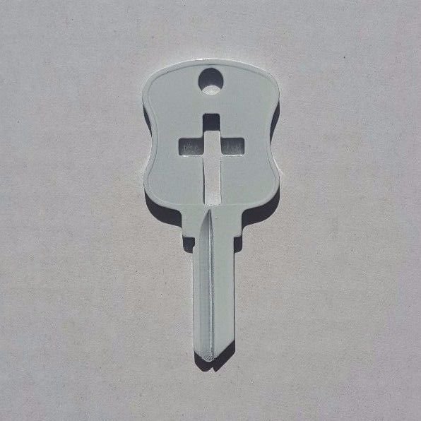Key Line New Uncut Religious Cross Key Blank Schlage Keyway SC1