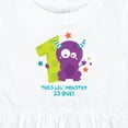 thumbnail image 4 of Inktastic Monster 1st Birthday Girls Baby Dress, 4 of 5