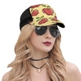 thumbnail image 5 of Lsque Apple Printed Trucker Hat - Baseball Cap for Men Women - Breathable Mesh Side, Adjustable Fit - for Casual Wear, 5 of 7