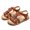 T2108-Brown, variant on ESTINE Toddler Girl Open Toe Lightweight Summer Female Casual Dress Sandals - Brown 7M