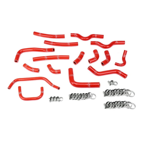 HPS Red Silicone Heater Hose Kit for 2003-2007 Toyota Land Cruiser 4.7L V8 J100