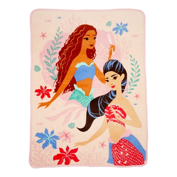 Disney Princess Kids Coral Fleece Throw, 46 x60
