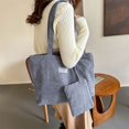thumbnail image 3 of Bolso Mano Pana para Mujer Bolso Hombro Invierno Con Monedero Bolso Hobo (gris Oscuro), 3 of 7