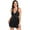 Black B, variant on 2PCS Bathing Suits for Women Woven Womens Printed Swimsuit Athletic Skirt Swimdress S-XXL