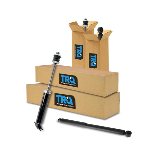 TRQ Front & Rear Shock Absorber LH RH Kit Set of 4 for Ram Pickup Truck New SBA60450 Fits select: 2006-2008 DODGE RAM 1500, 2003-2012 DODGE RAM 2500