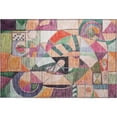 thumbnail image 2 of Addison Rugs Mayfield Premium Machine Washable Transitional Abstract Orange Rectangle Rug, 1'8" x 2'6", 2 of 6