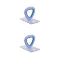 thumbnail image 1 of Elevador de tapa de inodoro Cateissary Universal Portátil Extraíble Azul 2Conjunto, 1 of 6