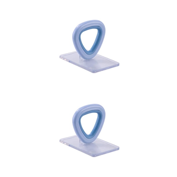 Kearding Asa de elevación para tapa de inodoro, soporte de elevación extraíble para el hogar, azul Azul 2Conjunto