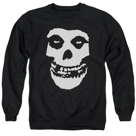 Misfits Fiend Skull Mens Crew Neck Sweatshirt (Best Crew Neck Sweatshirt Brand)