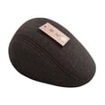 thumbnail image 4 of Capítulo de periódicos para hombres Sombrero de conducción de sombrero de cabeza casual para viajes al aire libre de invierno Café, 4 of 8