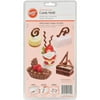 wilton 2115-2102 candy mold - dessert accents, 10 cavities/5-designs