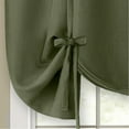 thumbnail image 3 of Achim Darcy Window Curtain Tie Up Shade - 58x63 - Green, 3 of 4
