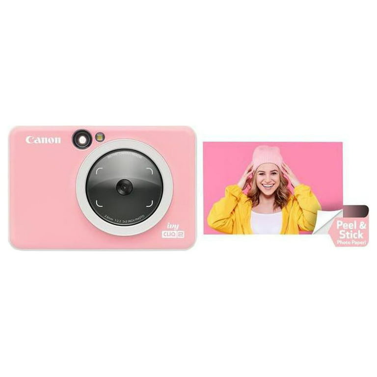 Canon IVY CLIQ+2 Instant Camera Printer + App, Rose Gold #4519C001 