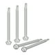 thumbnail image 1 of Uxcell 100 Paquete #8 x 2" Tornillos autorroscantes, Tornillos autoperforantes de acero inoxidable 410 para metal, Cabeza de arandela hexagonal para chapa metálica, 1 of 5