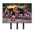 thumbnail image 1 of Basset Hound Puppies, Momma & Daddy Leash or Key Holder, 1 of 1