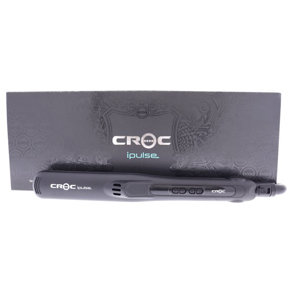 Ipulse 1 Flat Iron - Black by Croc for Unisex - 1.25 Inch Flat Iron