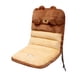 thumbnail image 1 of Cojín del asiento Cojín de silla de dibujos animados, almohada de respaldo, cojín de silla de respaldo alto, almohada de respaldo de sofá para silla de oficina , marrón y amarillo Fanmusic Cojín del asiento, 1 of 7