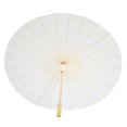 thumbnail image 3 of POCREATION Paper Umbrella Decor, Paper Umbrella Parasol,White Paper Decorative Umbrella Parasol Wedding Bridal Party Decor Photo Prop DIY Hand Painting, 3 of 10