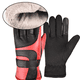 thumbnail image 3 of Guantes de esquí al aire libre gruesos de lana impermeables y resistentes al frío para ciclismo MFZFUKR CPB-US-XD366-4, 3 of 5